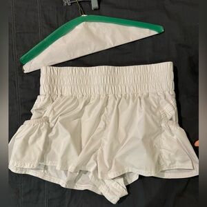 Free People Get Your Flirt On shorts in white